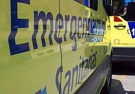 Ambulancias del Servicio de Emergencias 112.