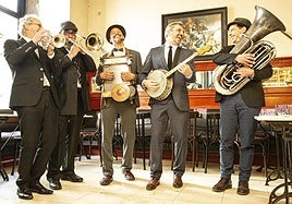 Imágenes de los miembros que forman Barba Dixie Band.