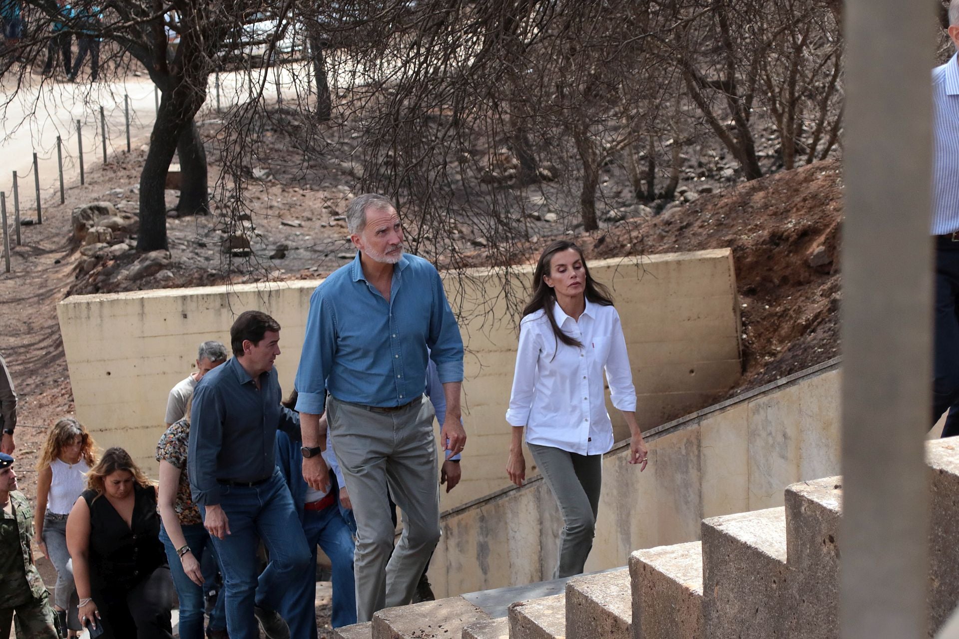 Los reyes visitan Las Médulas