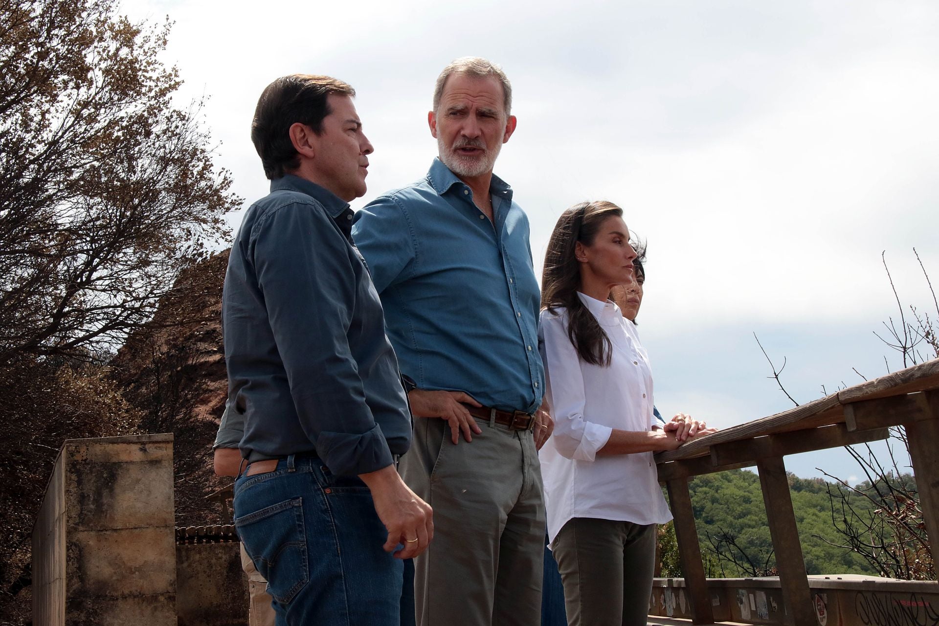 Los reyes visitan Las Médulas