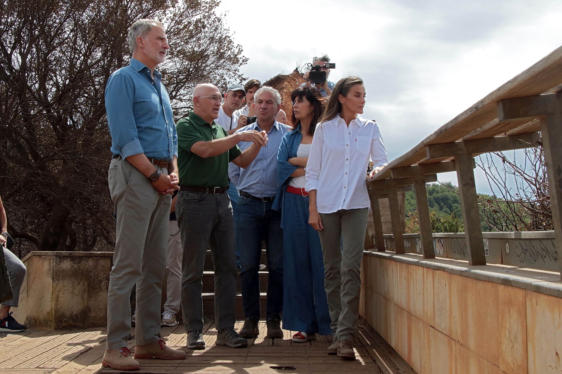 Los reyes visitan Las Médulas