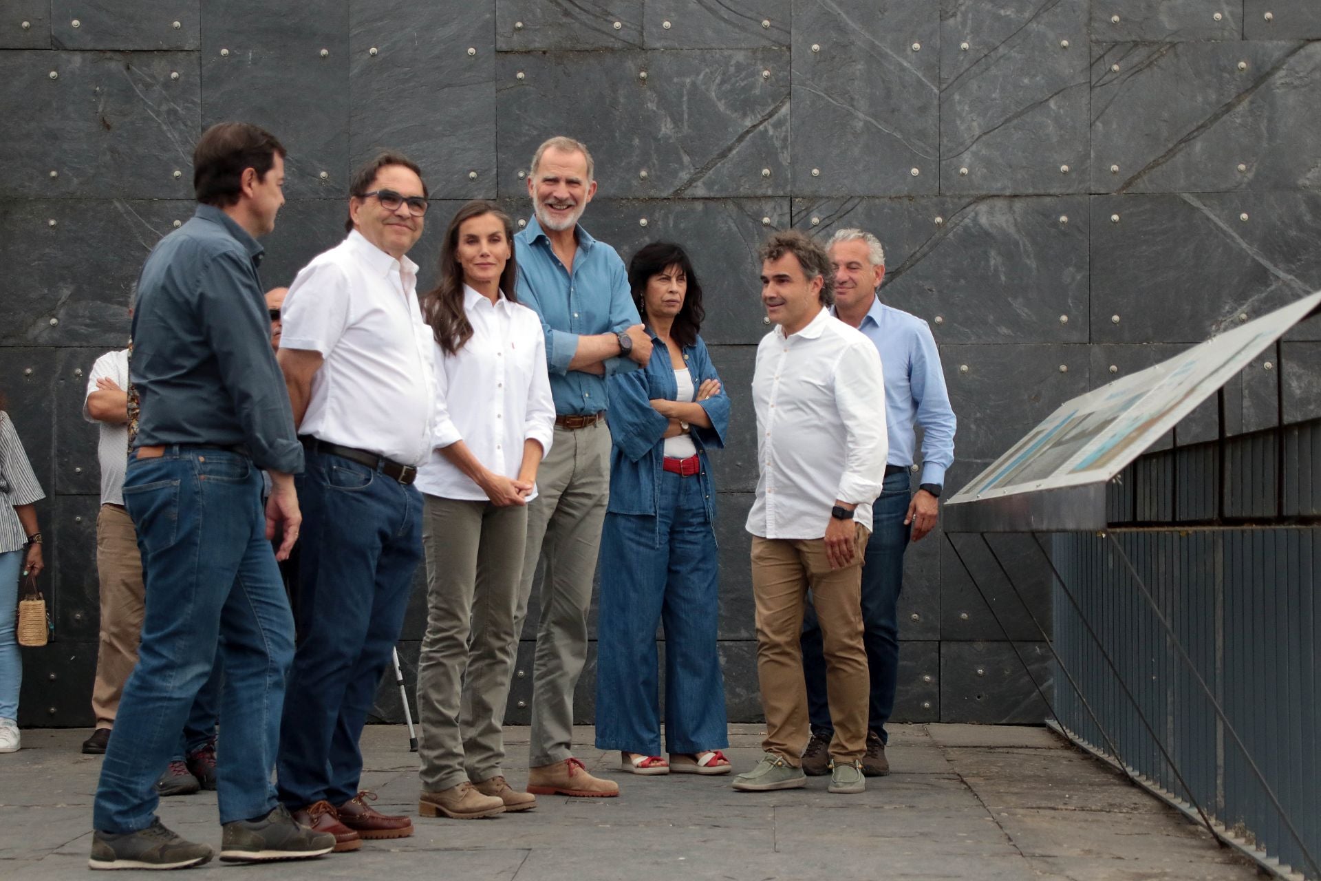 Los reyes visitan Las Médulas