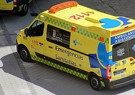 Ambulancia de Sacyl.