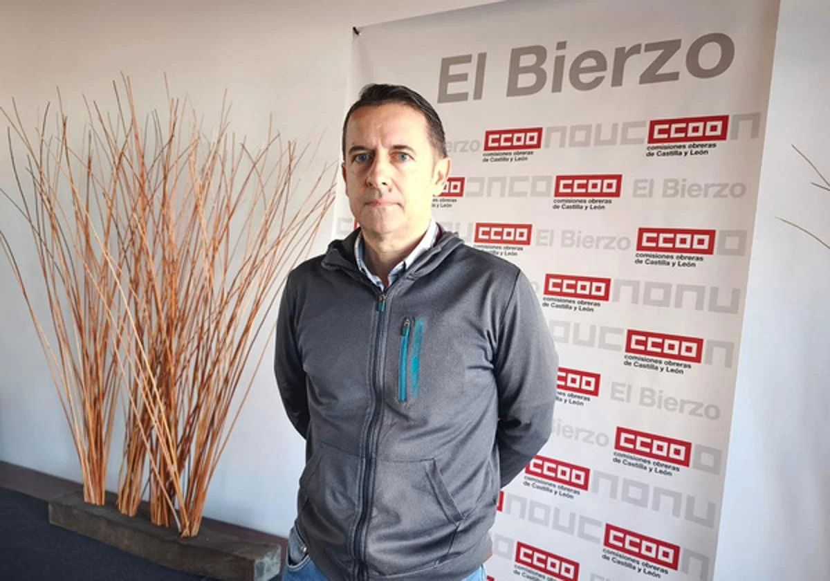 El secretario comarcal del sindicato CCOO, Roberto Echegaray.