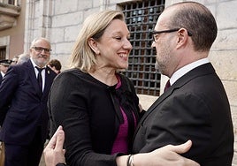 Isabel Blanco, vicepresidenta de la Junta, participa en el acto.
