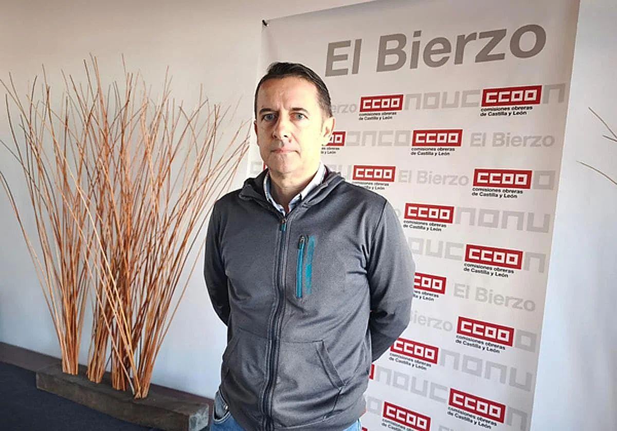El secretario comarcal del sindicato CCOO, Roberto Echegaray.