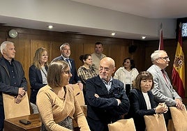 Imagen de los miembros del PSOE en el pleno.