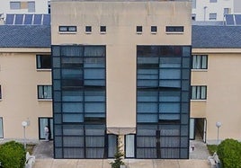 Imagen exterior de la Residencia de Mayores San Blas de Fabero.