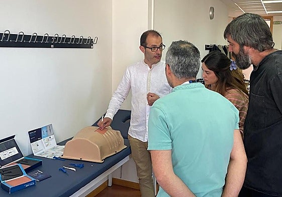 Imágenes de una de las formaciones del Curso de Estimulación Cardíaca.