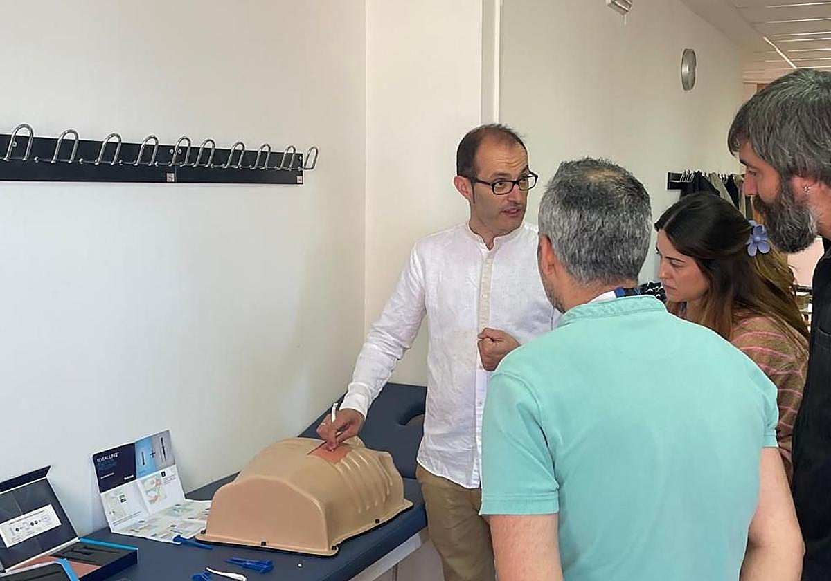 Imágenes de una de las formaciones del Curso de Estimulación Cardíaca.