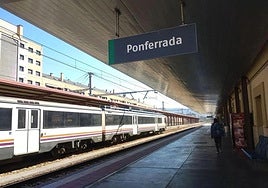 Estaciñon de tren de Ponferrada.