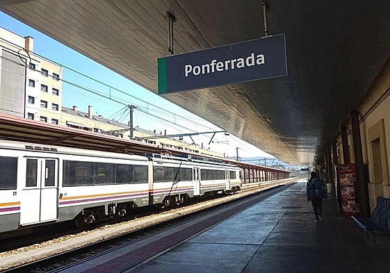 Estaciñon de tren de Ponferrada.