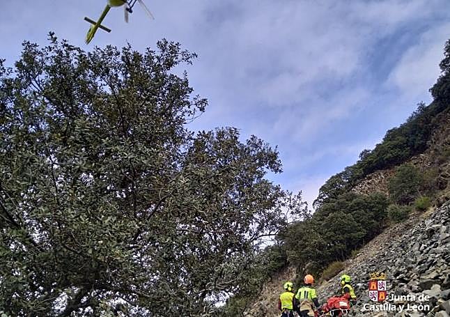 Rescate en el monte Pajariel.