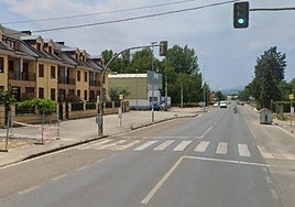 Imagen de la avenida de Ponferrada donde se ubica el inmueble.