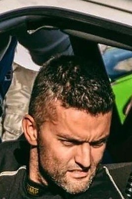 El piloto berciano Carlos Fernández Vecín en una carrera.