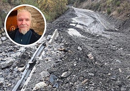 Nacho Morión es el vecino de Peñalba de Santiago que ha recorrido 21 kilómetros a pie para poder hacer la compra.