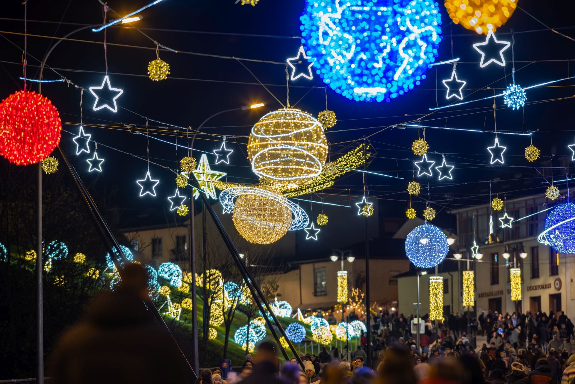 Las mejores imágenes de las luces de Navidad de Ponferrada