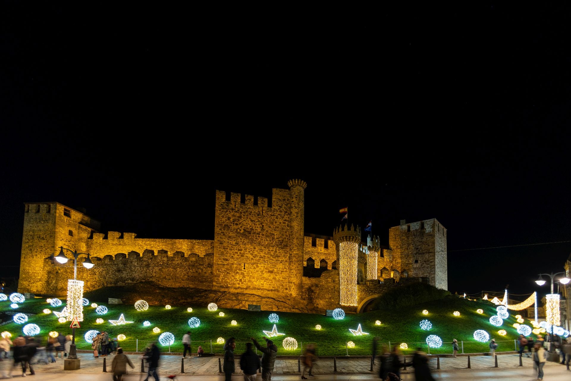 Las mejores imágenes de las luces de Navidad de Ponferrada