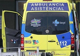 Ambulancia del Servcio de Emergencias 112 de Castilla y León.