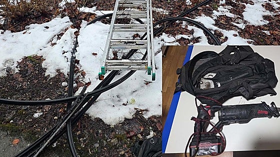 Detenido un hombre por robo de cableado en Páramo del Sil