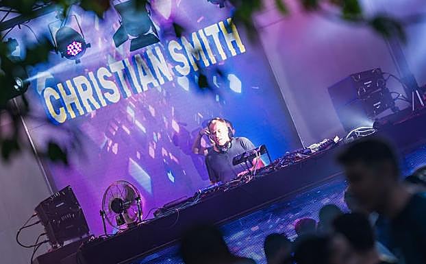 Imagen de la actuación de Christian Smith