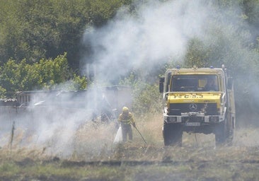 Extinguido un incendio supuestamente intencionado en Fuentesnuevas
