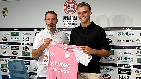 Aranda afronta su primer reto lejos de Valladolid: «Cuando supe de la Ponferradina no hubo dudas»