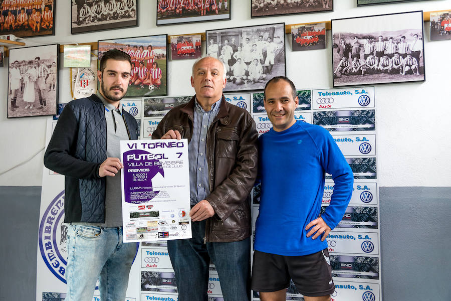 Imagen de la presentación del VI Torneo Fútbol 7 'Villa de Bembibre'.