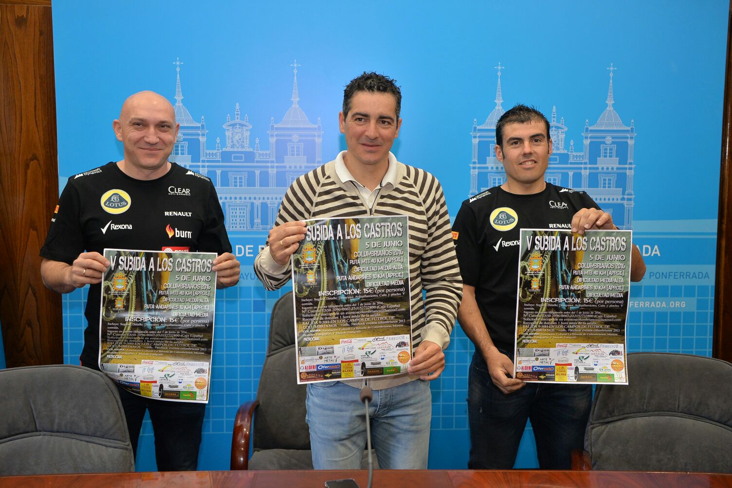 El edil de Deportes presentó este jueves la carrera junto a miembros de la organización.