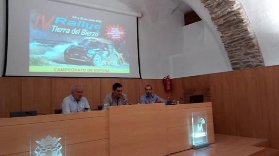 Presentación del IV Rallye de Tierra del Bierzo.