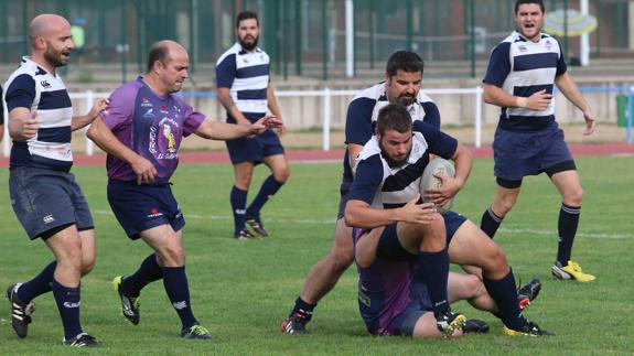 Imagen de uno de los últimos partidos de Bierzo Rugby.
