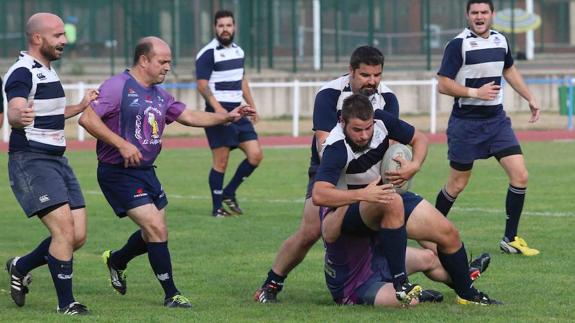 Bierzo Rugby durante el Torneo de la Encina. 