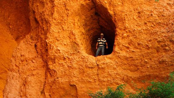 Turistas en Las Médulas