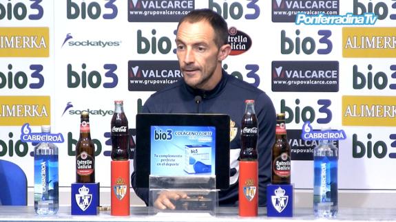 Pedro Munitis, durante la rueda de prensa de este viernes.