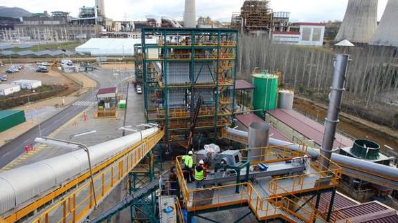 Planta de captura de CO2 de Ciuden en Cubillos del Sil.