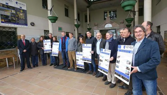 Visita de los miembros de la Comisión Europea,, junto a representantes del Ayuntamiento de Ponferrada y del albergue de peregrinos, para explicar el proyecto.