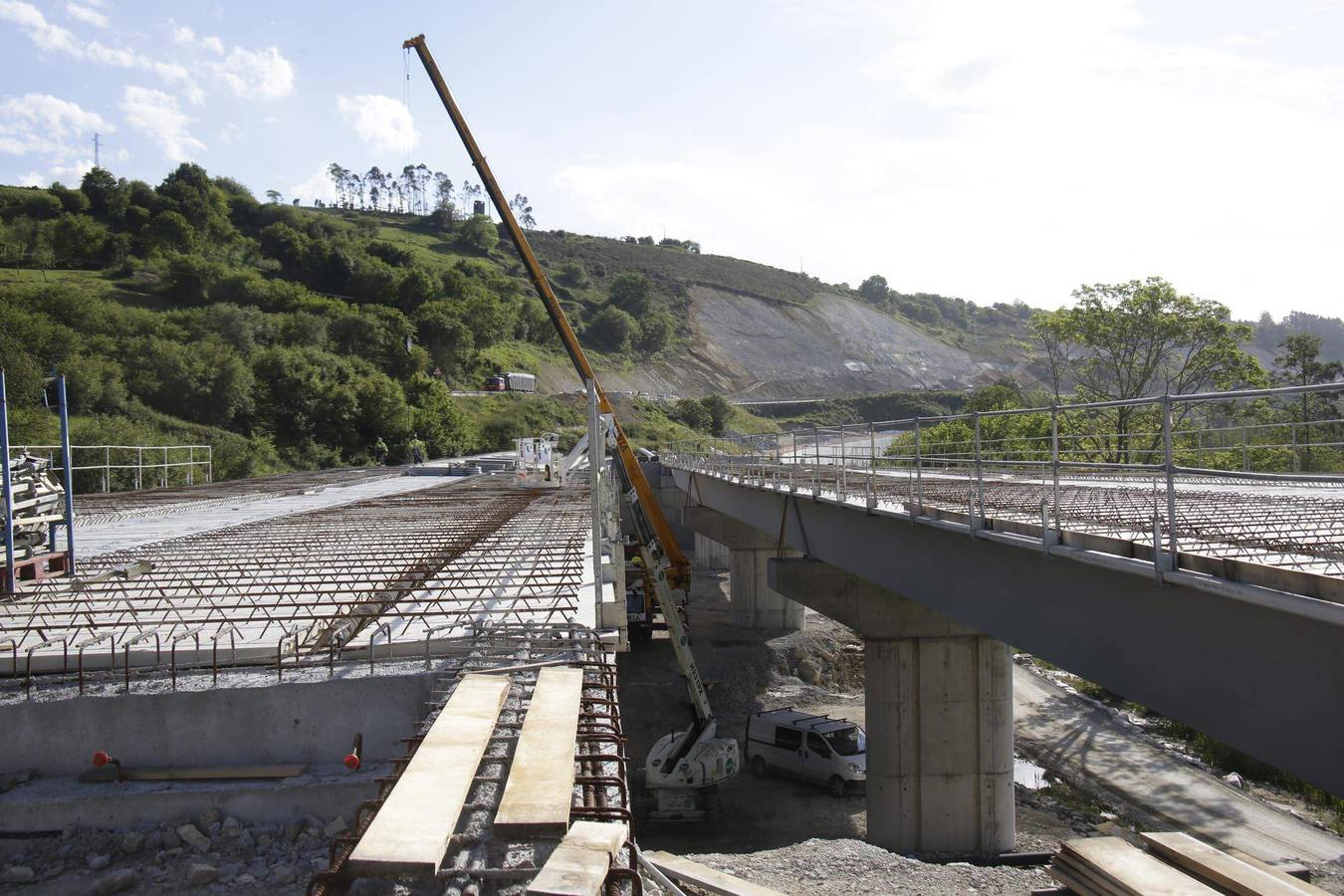 Las obras del tramo Unquera-Pendueles de la autovía