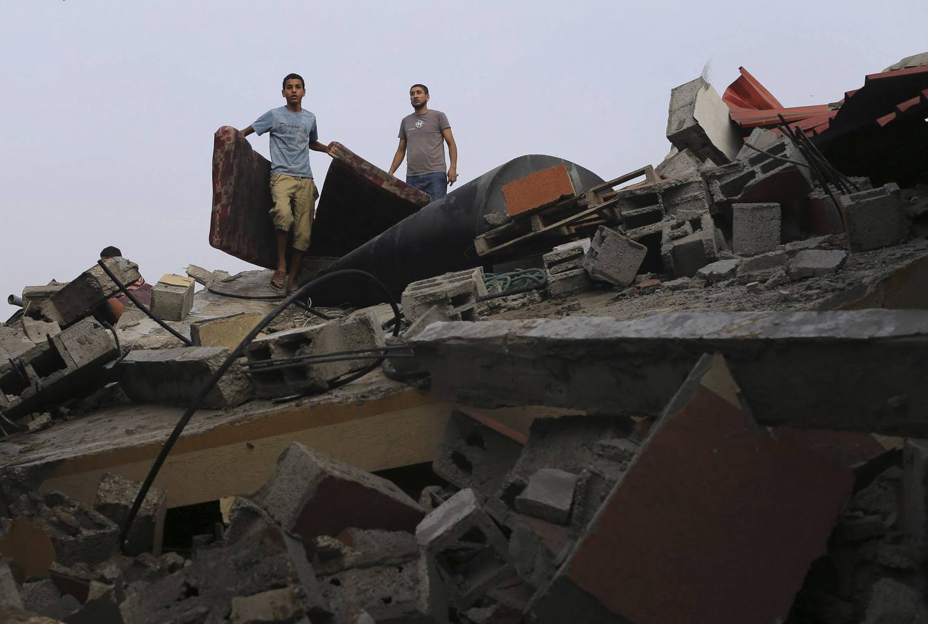 Destrucción y desolación en Gaza