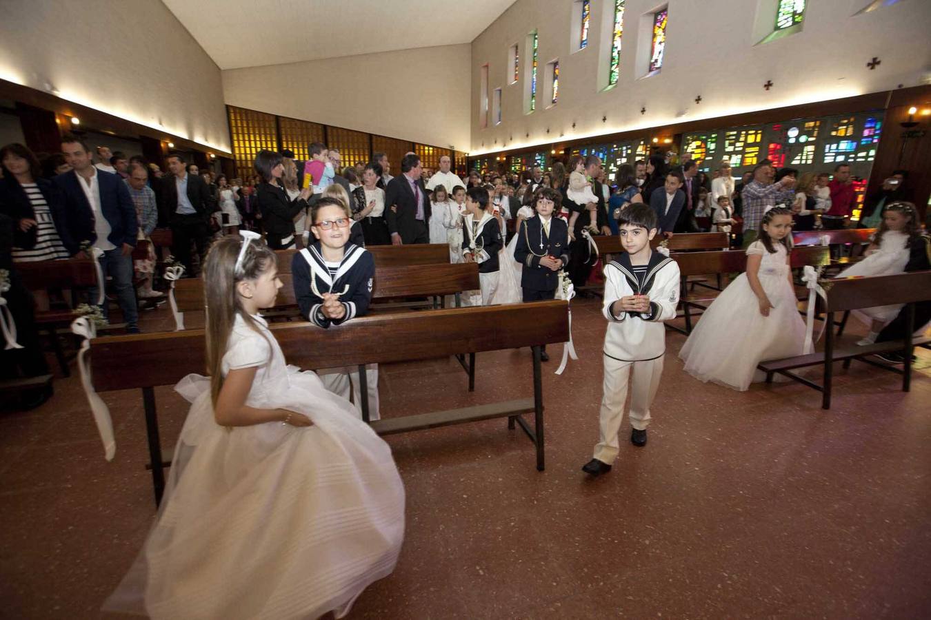 Primeras comuniones en el barrio de La Luz