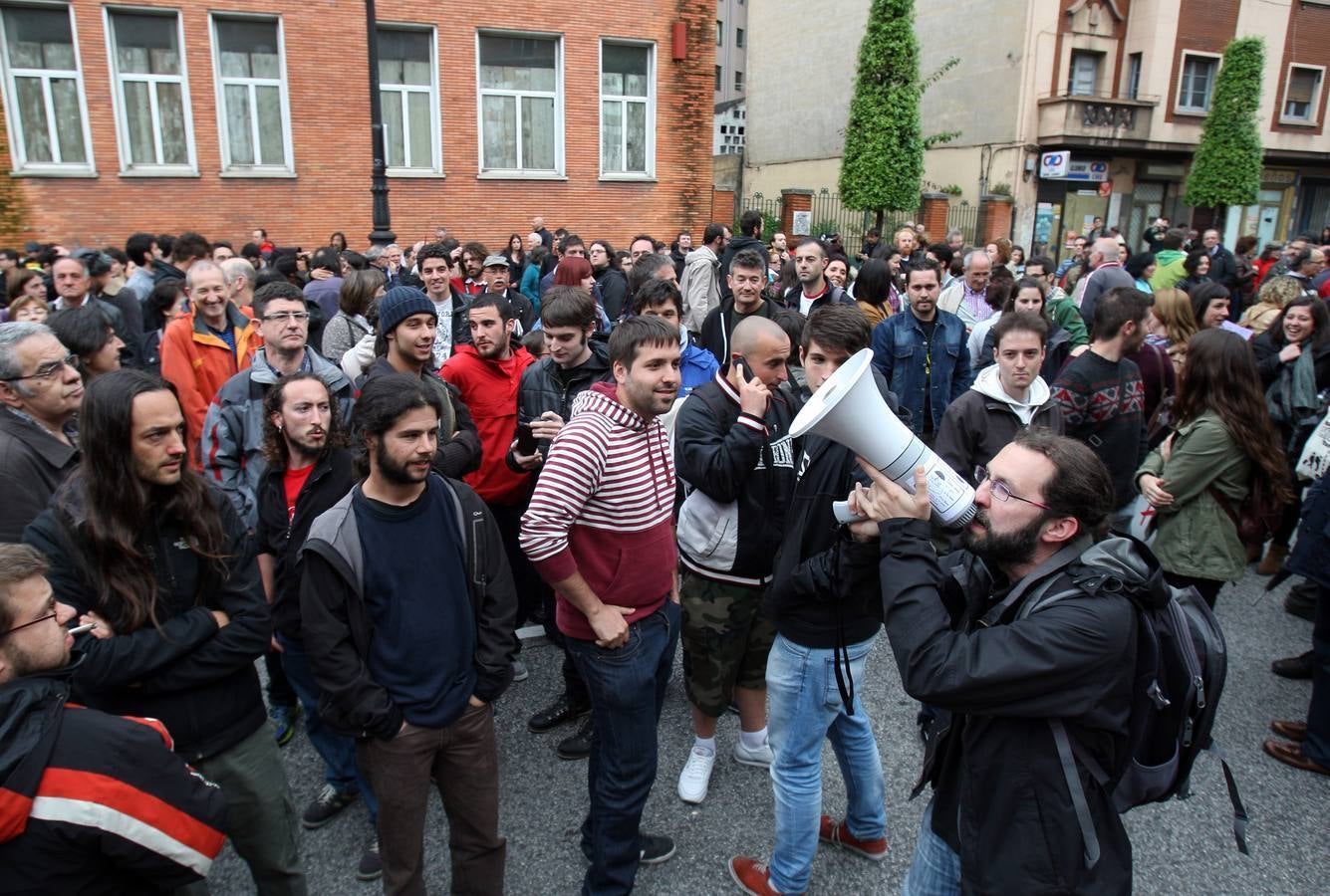 Manifestación en Oviedo en defensa de La Madreña