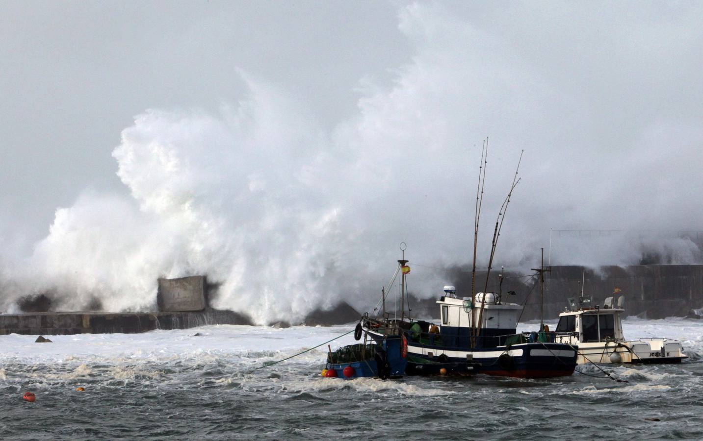 El azote del temporal en Asturias