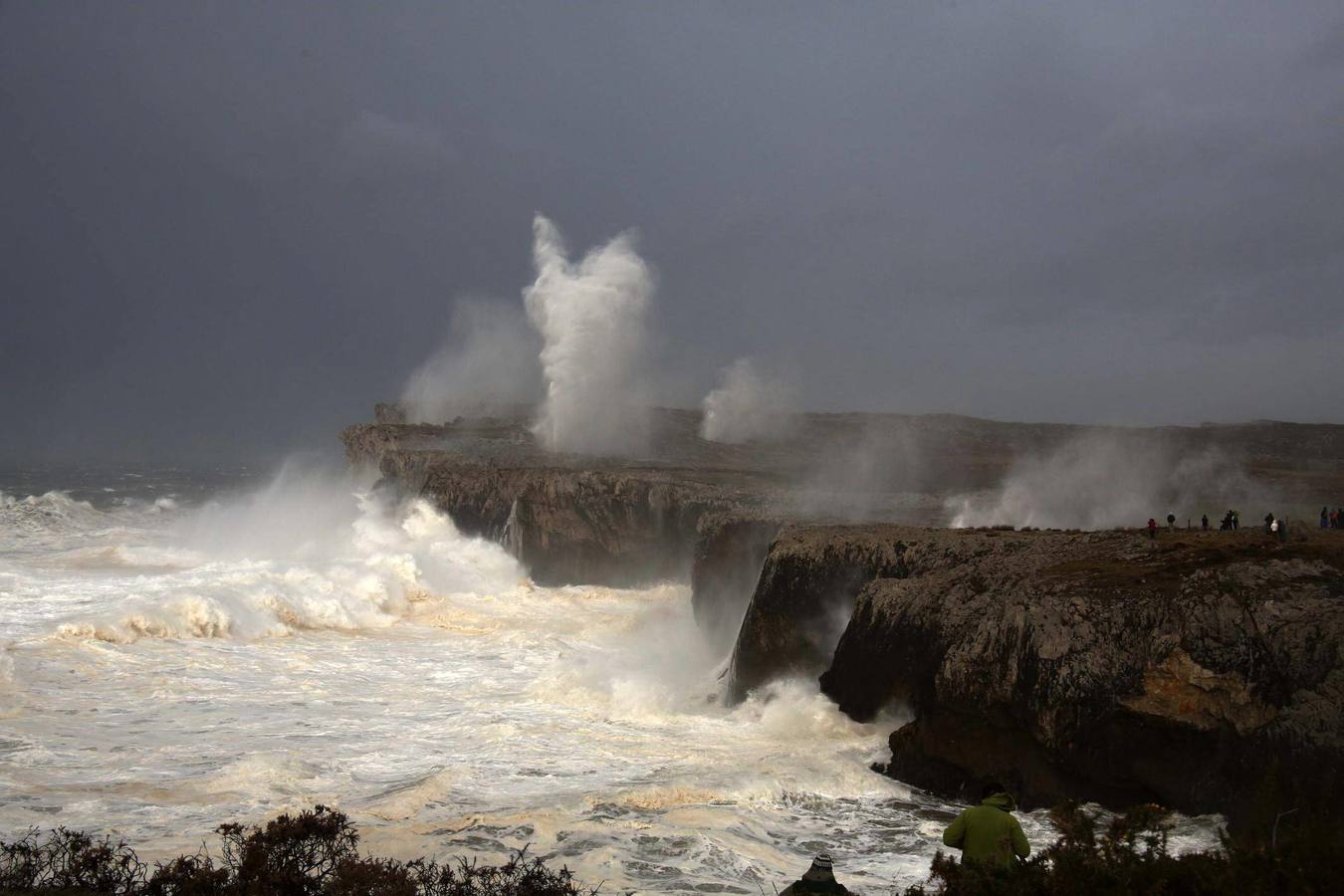 El azote del temporal en Asturias