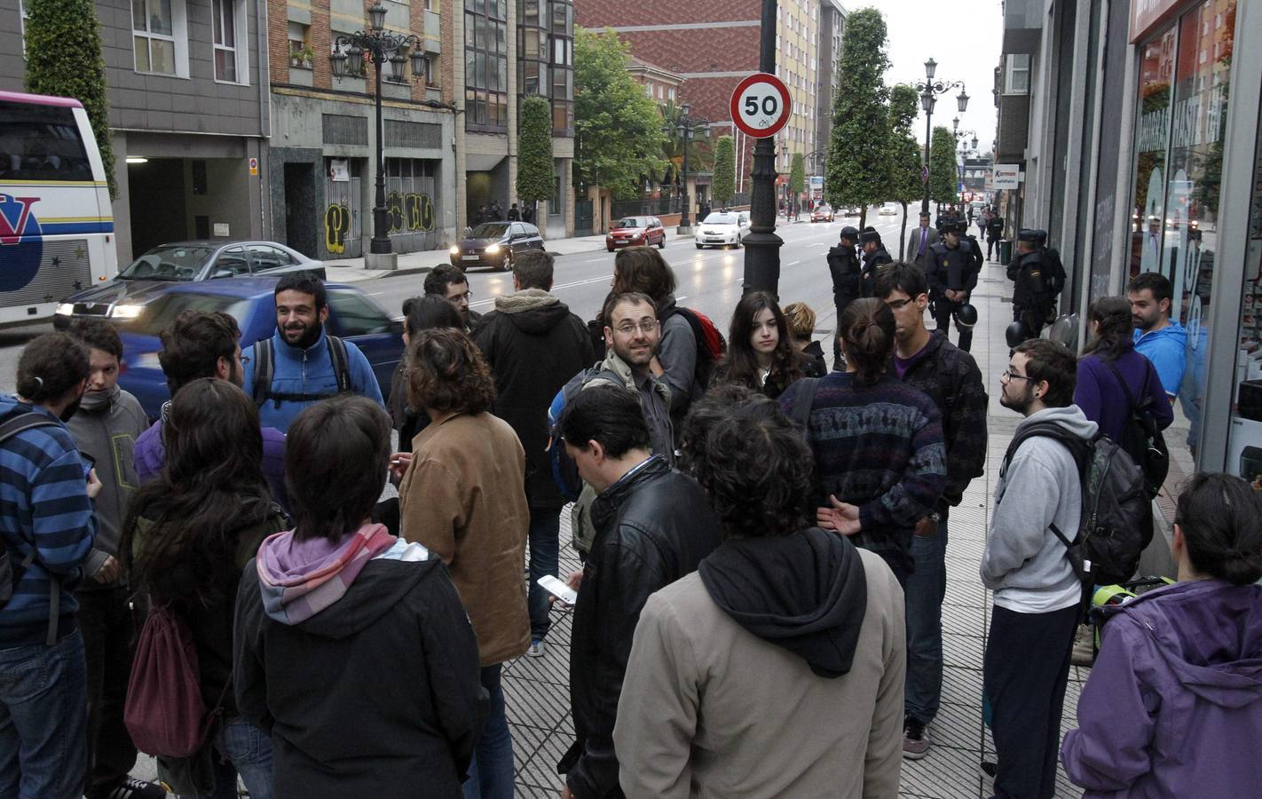 Las impactantes imágenes del desalojo de La Madreña