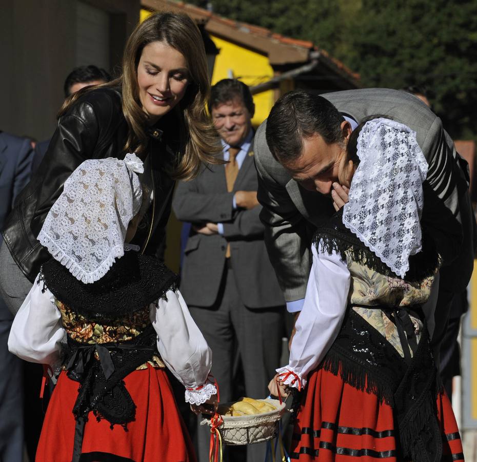 Don Felipe y Doña Letizia en Asturias