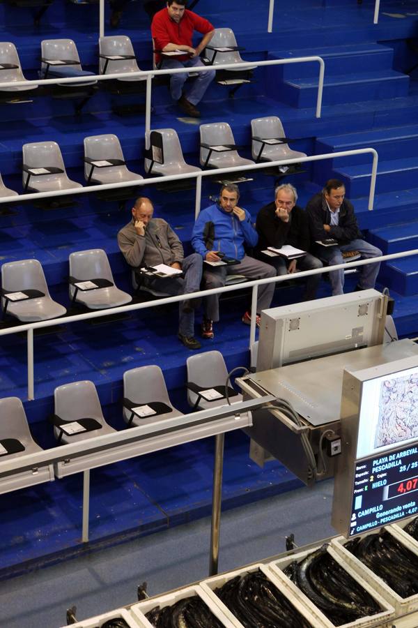 La rula de Avilés subasta 7.400 kilos de bonito