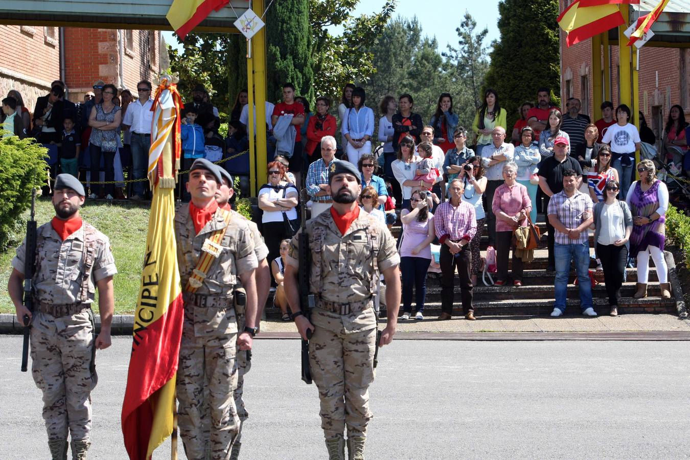 Parada militar en Cabo Noval