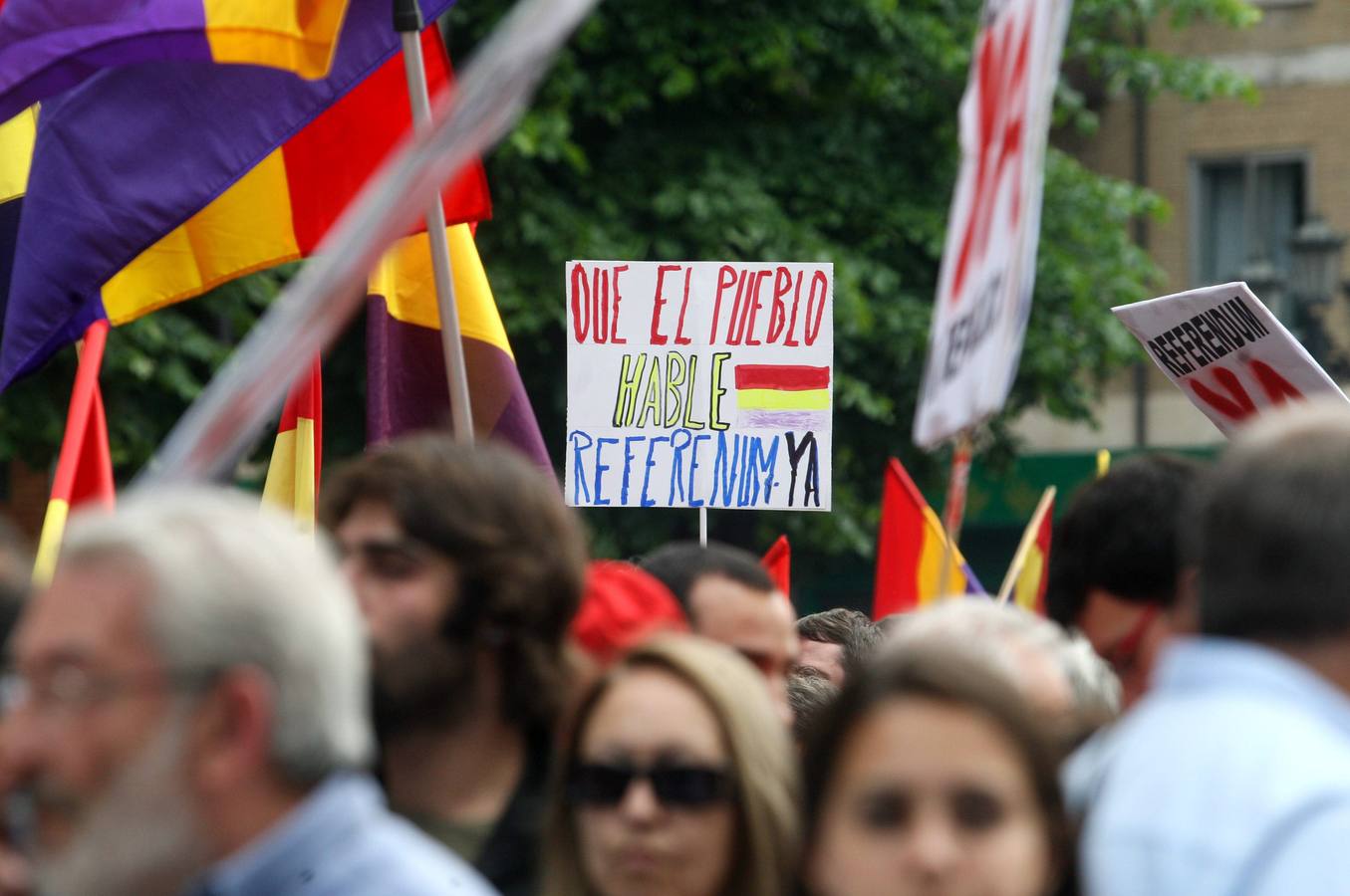 Manifestación por la República en Oviedo