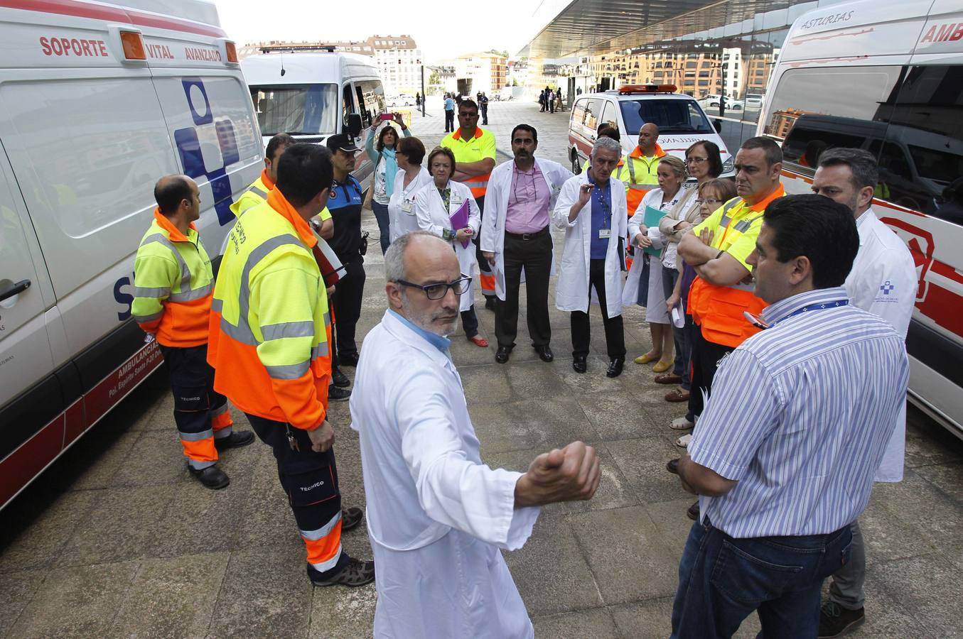 Un simulacro para el HUCA