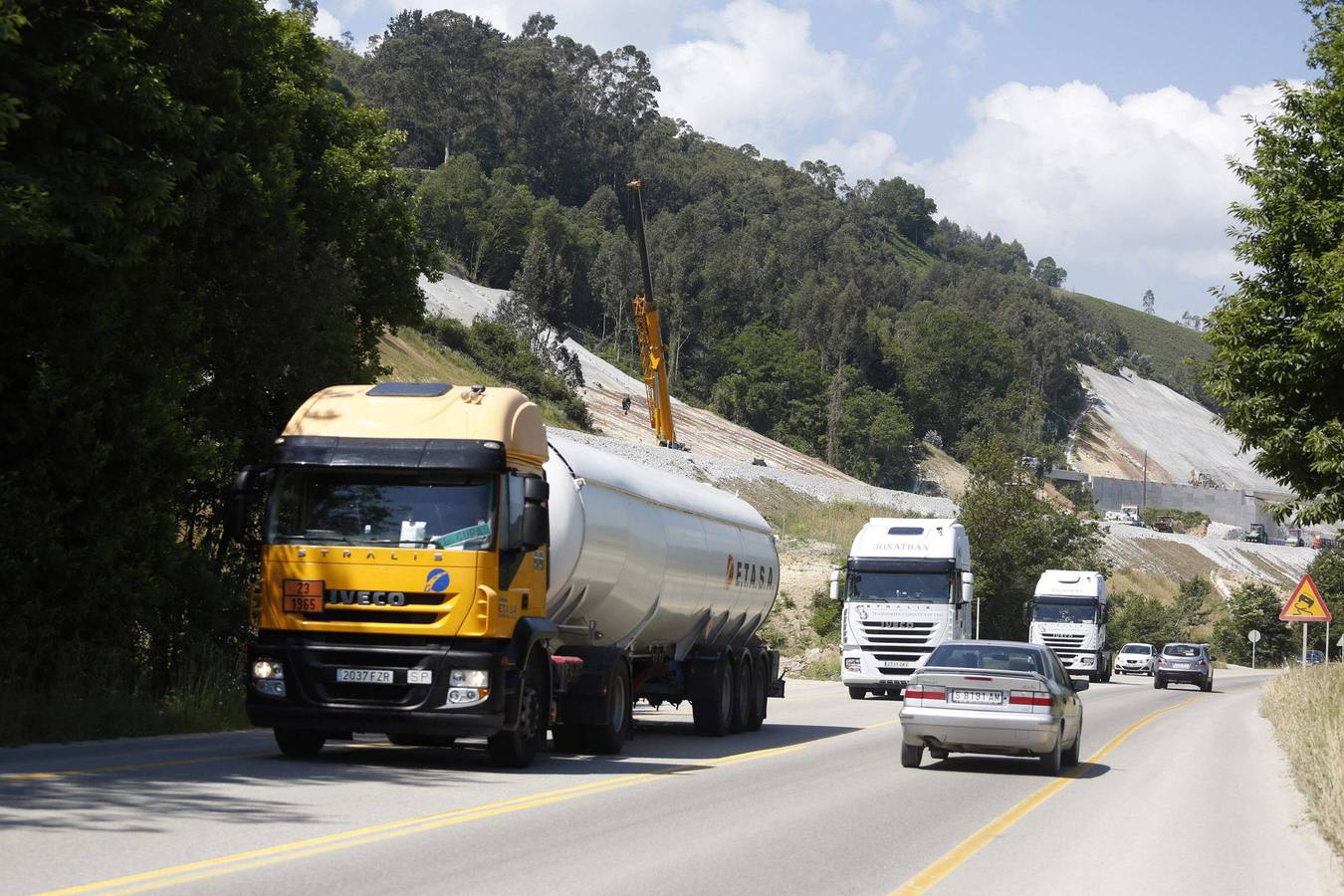 Estado de las obras de la autovía del Cantábrico