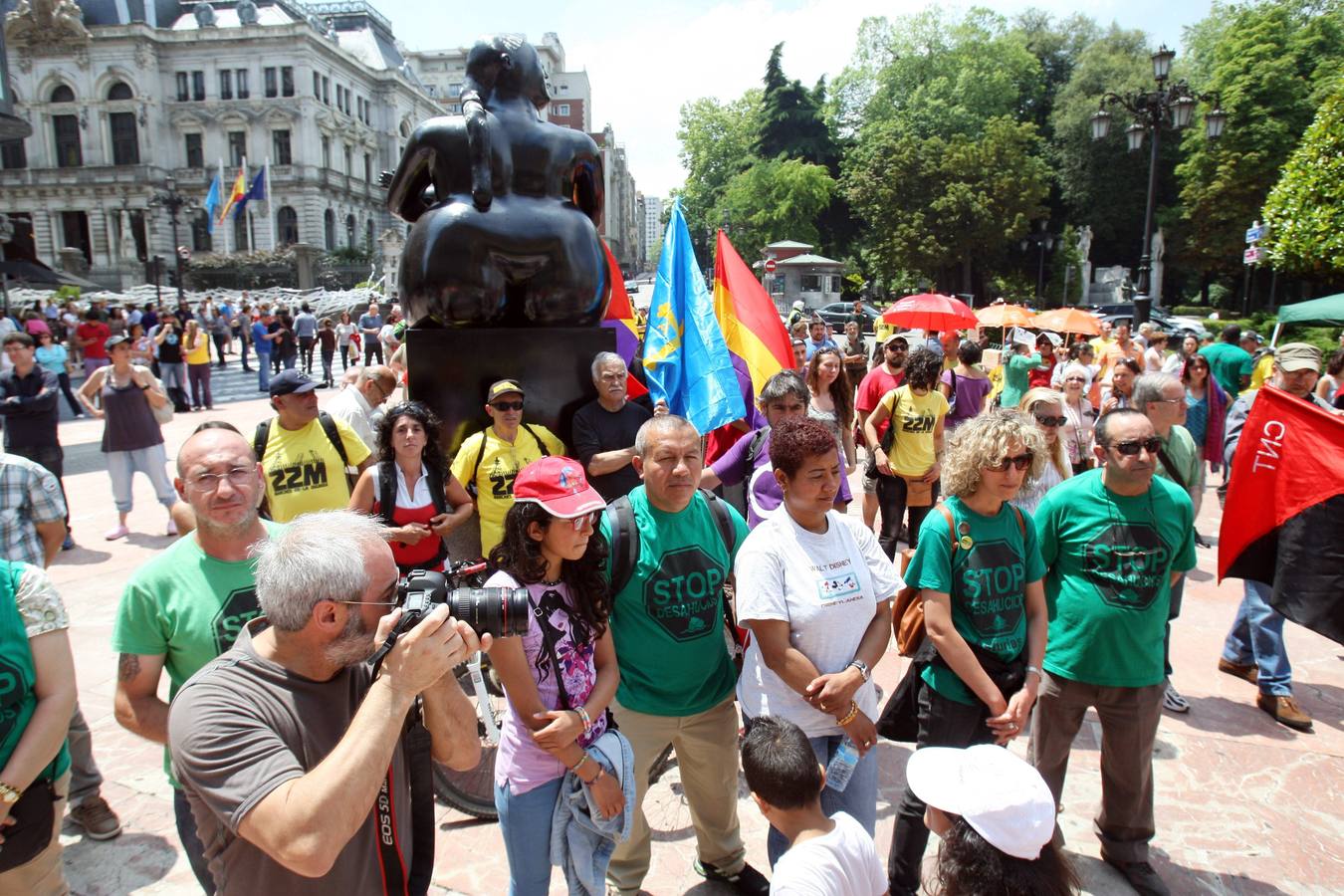 Manifestación por Oviedo contra la crisis y los recortes